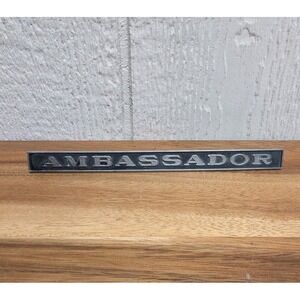 AMC OEM Ambassador Vintage 7 3/4 Emblem Badge Logo Nameplate Insignia 3616142